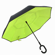 New Windproof C-Handle Double Layer Inverted Umbrella Cars Reversible Umbrella 5pc - Bestgoodshop