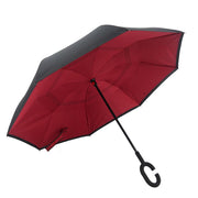 New Windproof C-Handle Double Layer Inverted Umbrella Cars Reversible Umbrella 5pc - Bestgoodshop