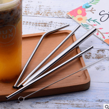 Set Straw Color Stainless Steel - Bestgoodshop