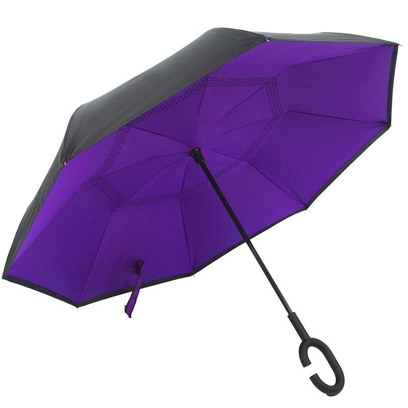 New Windproof C-Handle Double Layer Inverted Umbrella Cars Reversible Umbrella 5pc - Bestgoodshop